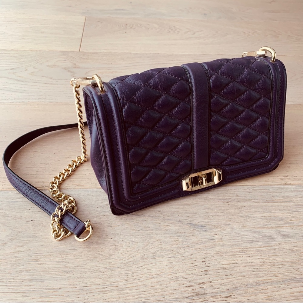 Rebecca Minkoff Aubergine Love Crossbody Bag